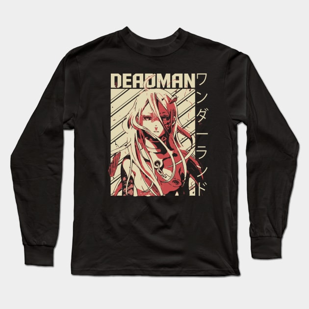 Shiro  Deadman Wonderland Long Sleeve T-Shirt by Iravgustane